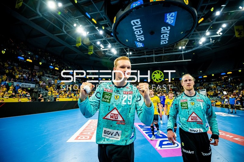 Handball I Herren I Saison 2023-2024 I Liqui Moly Handballbundesliga I 27. Spieltag I Rhein-Neckar Löwen - Bergischer HC I 12.04.2024