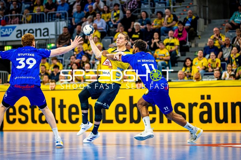 Handball I Herren I Saison 2023-2024 I Liqui Moly Handballbundesliga I 27. Spieltag I Rhein-Neckar Löwen - Bergischer HC I 12.04.2024