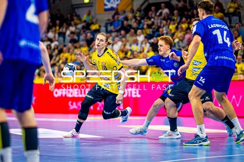 Handball I Herren I Saison 2023-2024 I Liqui Moly Handballbundesliga I 27. Spieltag I Rhein-Neckar Löwen - Bergischer HC I 12.04.2024
