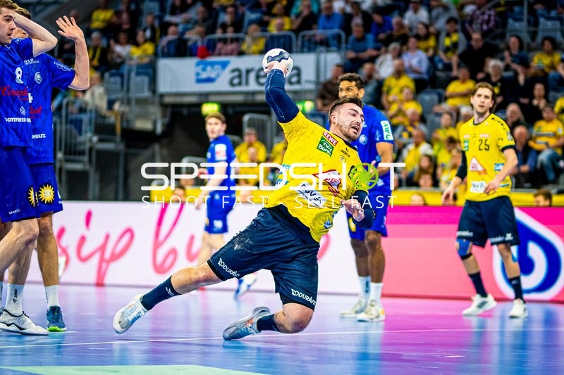 Handball I Herren I Saison 2023-2024 I Liqui Moly Handballbundesliga I 27. Spieltag I Rhein-Neckar Löwen - Bergischer HC I 12.04.2024