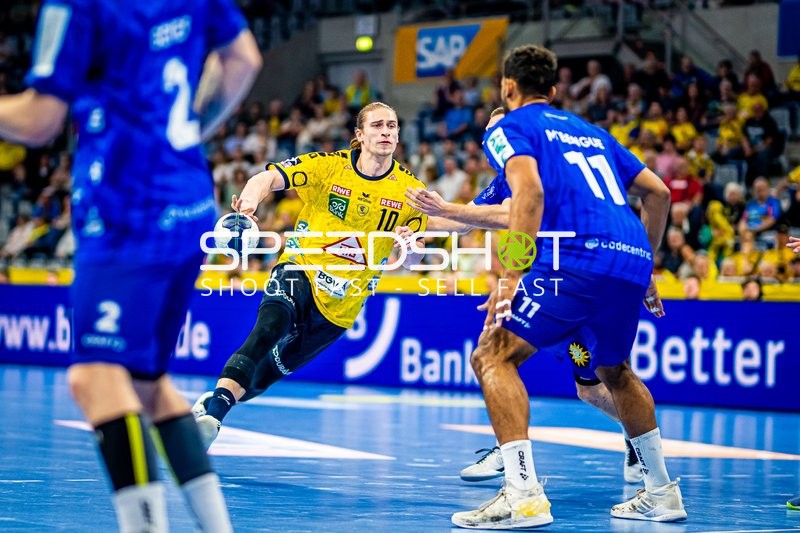 Handball I Herren I Saison 2023-2024 I Liqui Moly Handballbundesliga I 27. Spieltag I Rhein-Neckar Löwen - Bergischer HC I 12.04.2024