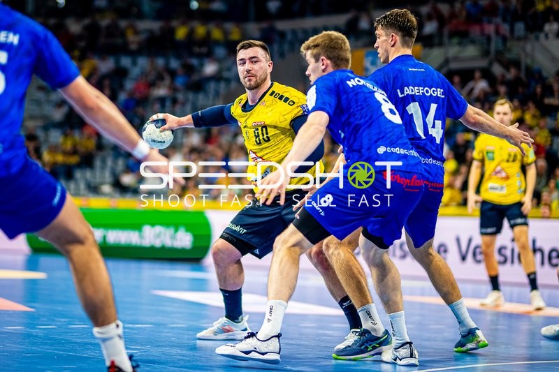 Handball I Herren I Saison 2023-2024 I Liqui Moly Handballbundesliga I 27. Spieltag I Rhein-Neckar Löwen - Bergischer HC I 12.04.2024