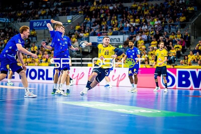 Handball I Herren I Saison 2023-2024 I Liqui Moly Handballbundesliga I 27. Spieltag I Rhein-Neckar Löwen - Bergischer HC I 12.04.2024