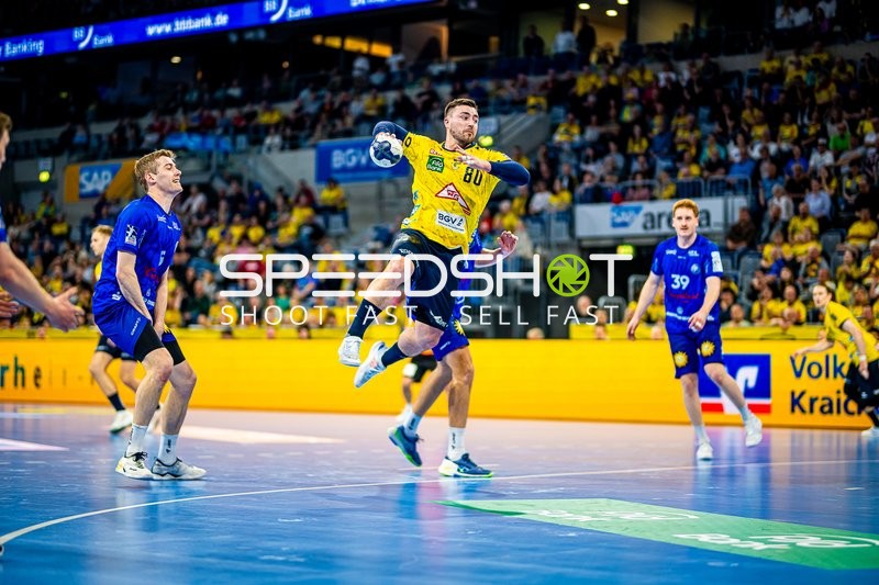 Handball I Herren I Saison 2023-2024 I Liqui Moly Handballbundesliga I 27. Spieltag I Rhein-Neckar Löwen - Bergischer HC I 12.04.2024