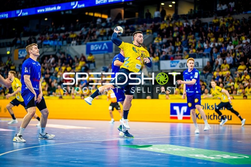 Handball I Herren I Saison 2023-2024 I Liqui Moly Handballbundesliga I 27. Spieltag I Rhein-Neckar Löwen - Bergischer HC I 12.04.2024