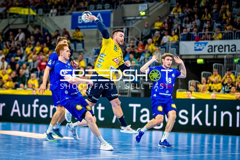 Handball I Herren I Saison 2023-2024 I Liqui Moly Handballbundesliga I 27. Spieltag I Rhein-Neckar Löwen - Bergischer HC I 12.04.2024