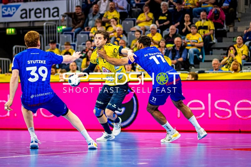Handball I Herren I Saison 2023-2024 I Liqui Moly Handballbundesliga I 27. Spieltag I Rhein-Neckar Löwen - Bergischer HC I 12.04.2024