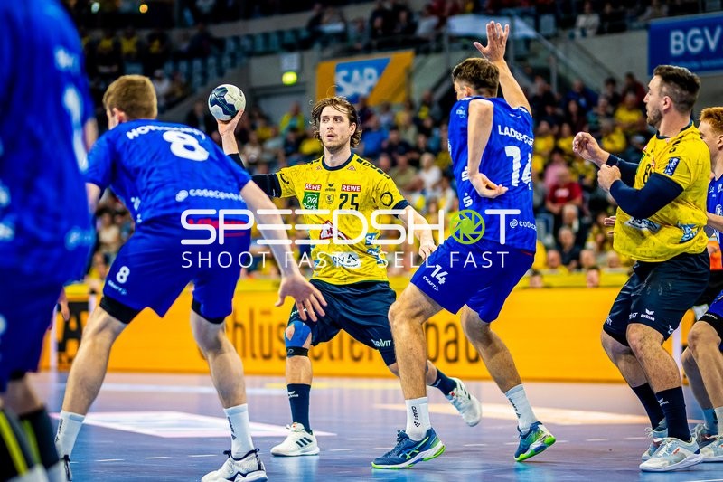 Handball I Herren I Saison 2023-2024 I Liqui Moly Handballbundesliga I 27. Spieltag I Rhein-Neckar Löwen - Bergischer HC I 12.04.2024