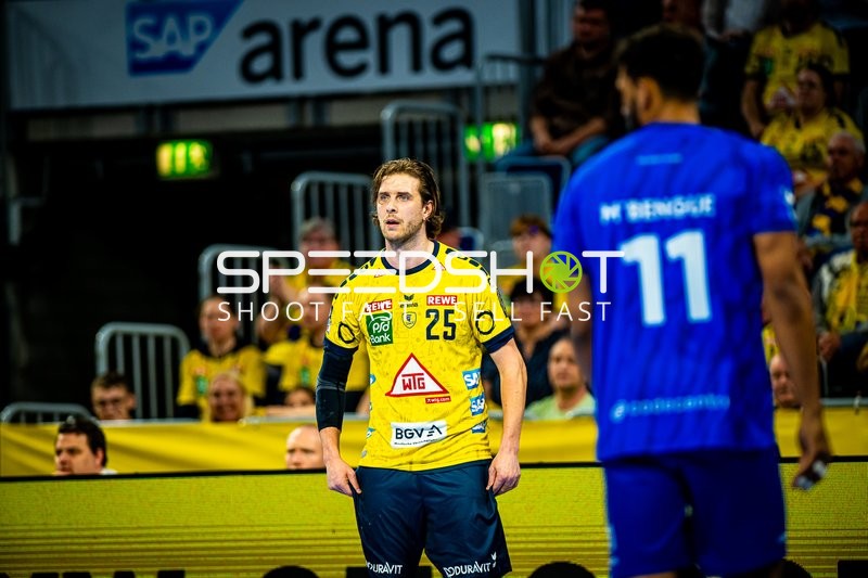 Handball I Herren I Saison 2023-2024 I Liqui Moly Handballbundesliga I 27. Spieltag I Rhein-Neckar Löwen - Bergischer HC I 12.04.2024