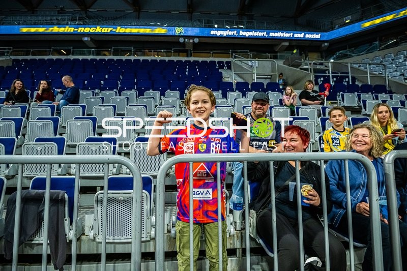 Handball I Herren I Saison 2023-2024 I Liqui Moly Handballbundesliga I 27. Spieltag I Rhein-Neckar Löwen - Bergischer HC I 12.04.2024