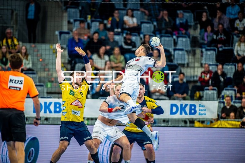 Handball I Herren I Saison 2023-2024 I Liqui Moly Handballbundesliga I 28. Spieltag I Rhein-Neckar Löwen - MT Melsungen I 18.04.2024