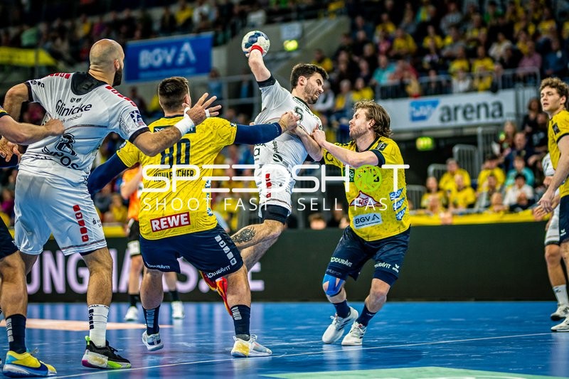 Handball I Herren I Saison 2023-2024 I Liqui Moly Handballbundesliga I 28. Spieltag I Rhein-Neckar Löwen - MT Melsungen I 18.04.2024