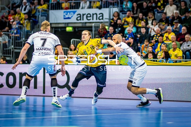 Handball I Herren I Saison 2023-2024 I Liqui Moly Handballbundesliga I 28. Spieltag I Rhein-Neckar Löwen - MT Melsungen I 18.04.2024