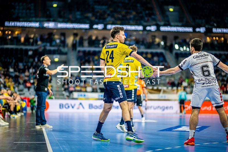 Handball I Herren I Saison 2023-2024 I Liqui Moly Handballbundesliga I 28. Spieltag I Rhein-Neckar Löwen - MT Melsungen I 18.04.2024