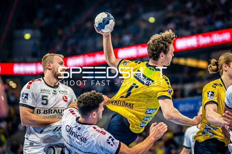 Handball I Herren I Saison 2023-2024 I Liqui Moly Handballbundesliga I 28. Spieltag I Rhein-Neckar Löwen - MT Melsungen I 18.04.2024