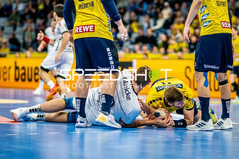 Handball I Herren I Saison 2023-2024 I Liqui Moly Handballbundesliga I 28. Spieltag I Rhein-Neckar Löwen - MT Melsungen I 18.04.2024