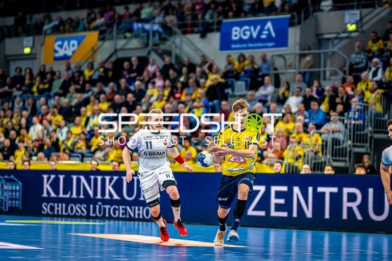 Handball I Herren I Saison 2023-2024 I Liqui Moly Handballbundesliga I 28. Spieltag I Rhein-Neckar Löwen - MT Melsungen I 18.04.2024