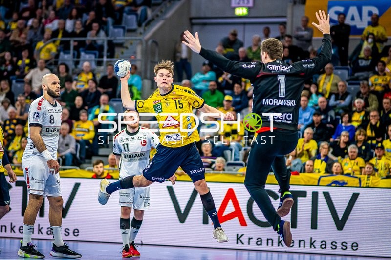 Handball I Herren I Saison 2023-2024 I Liqui Moly Handballbundesliga I 28. Spieltag I Rhein-Neckar Löwen - MT Melsungen I 18.04.2024