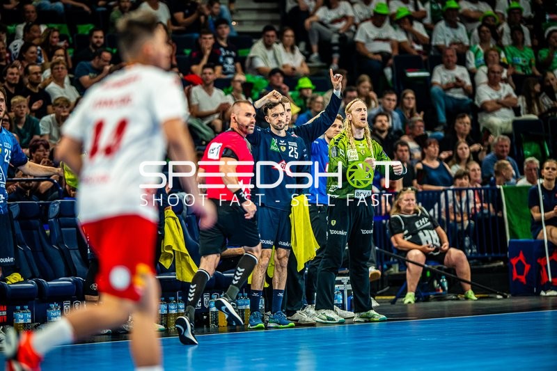 Handball I Herren I Saison 2023-2024 I EHF European League I Final 4 I Spiel um Platz 3 I Rhein-Neckar Löwen - Dinamo Bucaresti I 26.05.2024