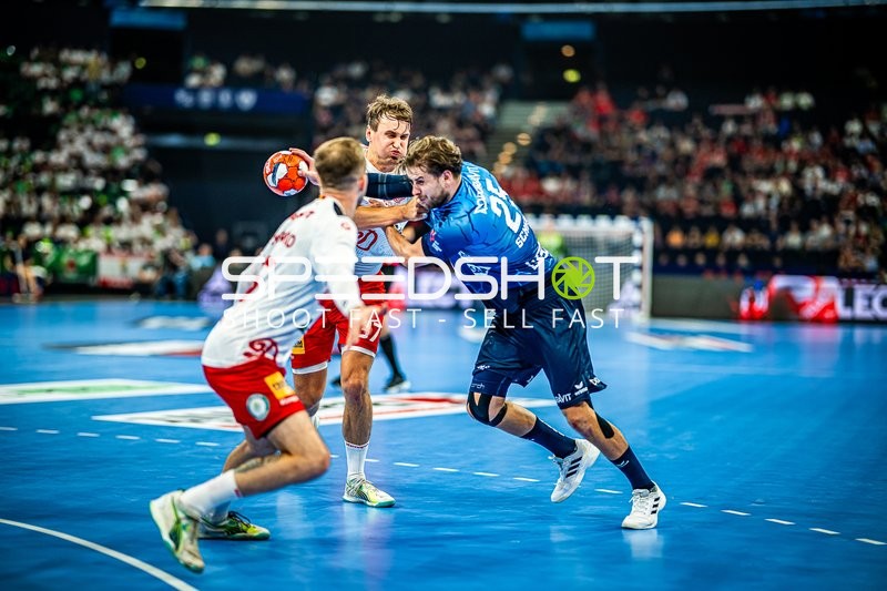 Handball I Herren I Saison 2023-2024 I EHF European League I Final 4 I Spiel um Platz 3 I Rhein-Neckar Löwen - Dinamo Bucaresti I 26.05.2024