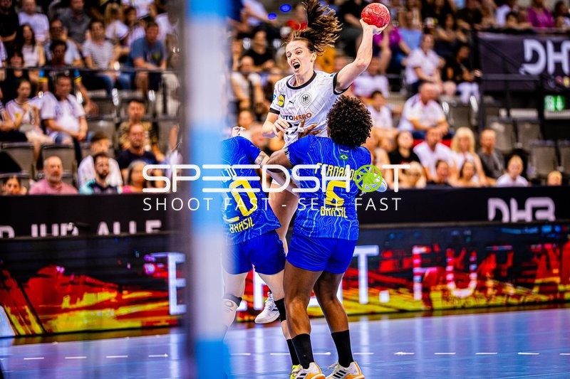 Handball I Frauen I 2024 I Länderspiel I Testspiel I Deutschland - Brasilien I 21.07.2024