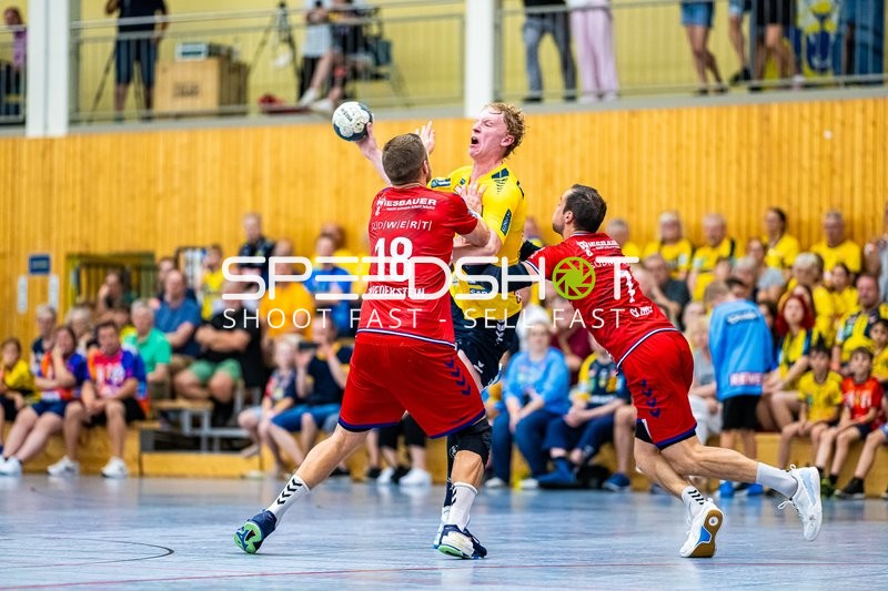 Handball I Herren I Saison 2024-2025 I Daikin Handballbundesliga I Testspiel I Rhein-Neckar Löwen - SG BBM Bietigheim I 01.08.2024