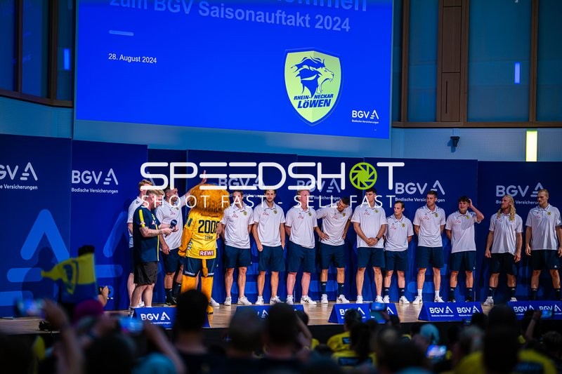 Handball I Herren I Saison 2024-2025 I Daikin Handballbundesliga I Saisoneröffnung I Rhein-Neckar Löwen I 28.08.2024