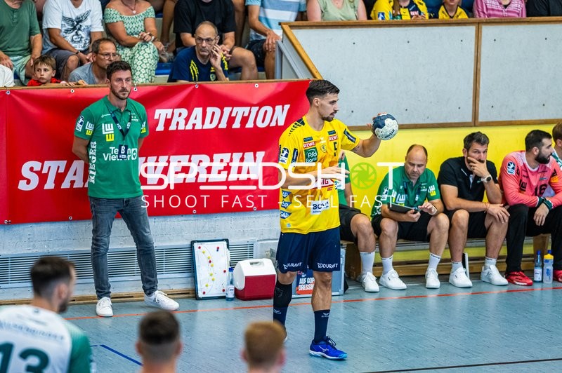 Handball I Herren I Saison 2024-2025 I Daikin Handballbundesliga I Testspiel I Rhein-Neckar Löwen - Frisch AUF! Göppingen I 29.08.2024