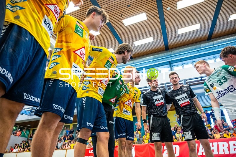 Handball I Herren I Saison 2024-2025 I Daikin Handballbundesliga I Testspiel I Rhein-Neckar Löwen - Frisch AUF! Göppingen I 29.08.2024