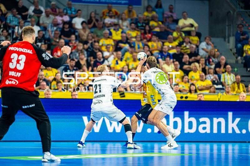 Handball I Herren I Saison 2024-2025 I Daikin Handballbundesliga I 1. Spieltag I Rhein-Neckar Löwen - THW Kiel I 05.09.2024