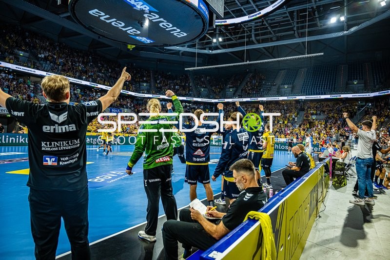 Handball I Herren I Saison 2024-2025 I Daikin Handballbundesliga I 1. Spieltag I Rhein-Neckar Löwen - THW Kiel I 05.09.2024