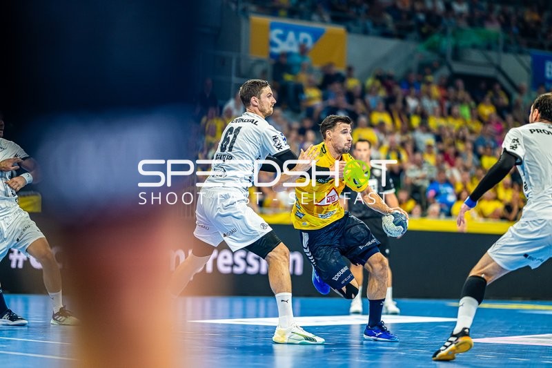Handball I Herren I Saison 2024-2025 I Daikin Handballbundesliga I 1. Spieltag I Rhein-Neckar Löwen - THW Kiel I 05.09.2024