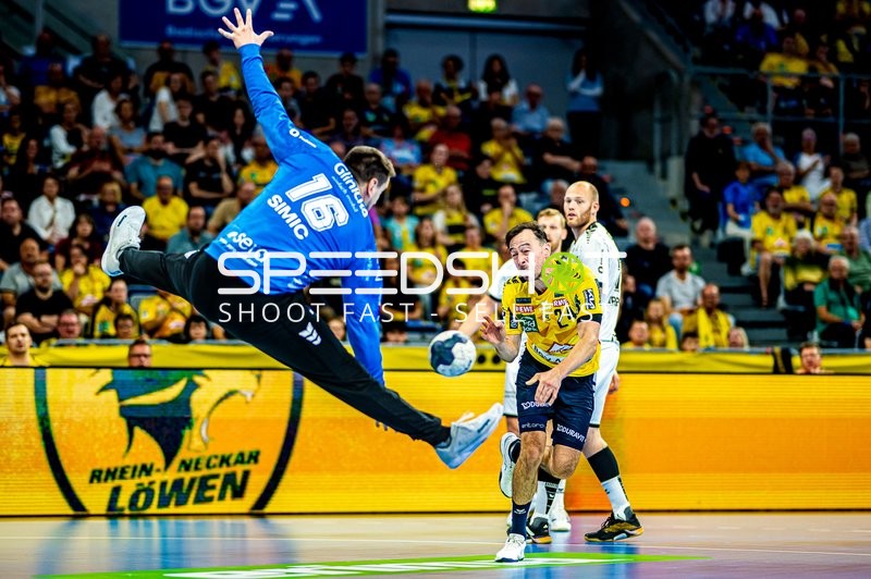 Handball I Herren I Saison 2024-2025 I Daikin Handballbundesliga I 3. Spieltag I Rhein-Neckar Löwen - MT Melsungen I 21.09.2024