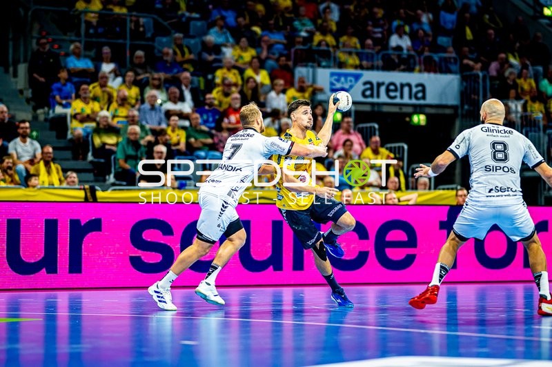 Handball I Herren I Saison 2024-2025 I Daikin Handballbundesliga I 3. Spieltag I Rhein-Neckar Löwen - MT Melsungen I 21.09.2024