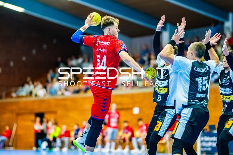 Handball I Herren I Saison 2024-2025 I DHB Pokal I 3. Runde I SG BBM Bietigheim - ThSV Eisenach I 02.10.2024