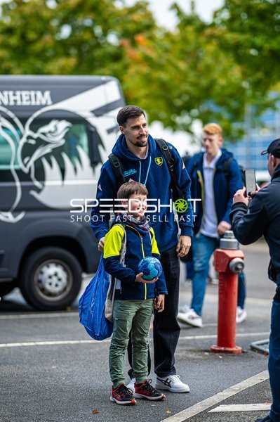 Handball I Herren I Saison 2024-2025 I Daikin Handballbundesliga I 5. Spieltag I Rhein-Neckar Löwen - Handball Sportverein Hamburg I 07.10.2024