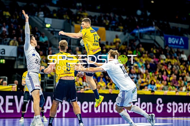 Handball I Herren I Saison 2024-2025 I Daikin Handballbundesliga I 5. Spieltag I Rhein-Neckar Löwen - Handball Sportverein Hamburg I 07.10.2024