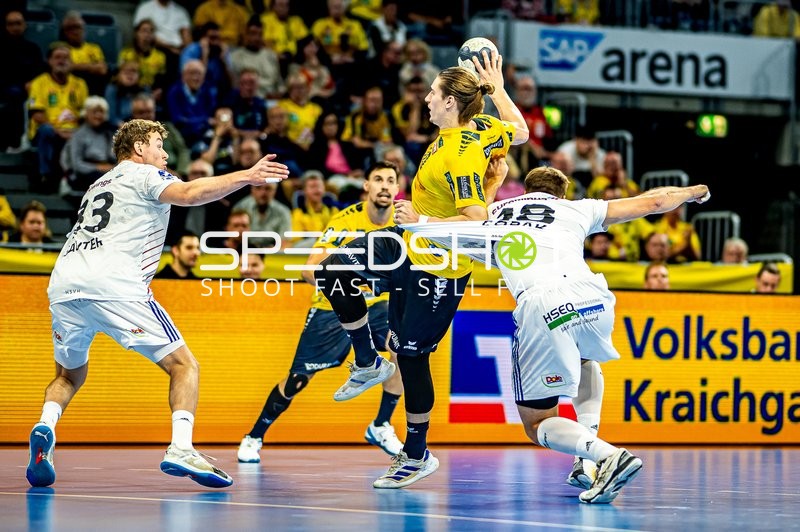 Handball I Herren I Saison 2024-2025 I Daikin Handballbundesliga I 5. Spieltag I Rhein-Neckar Löwen - Handball Sportverein Hamburg I 07.10.2024