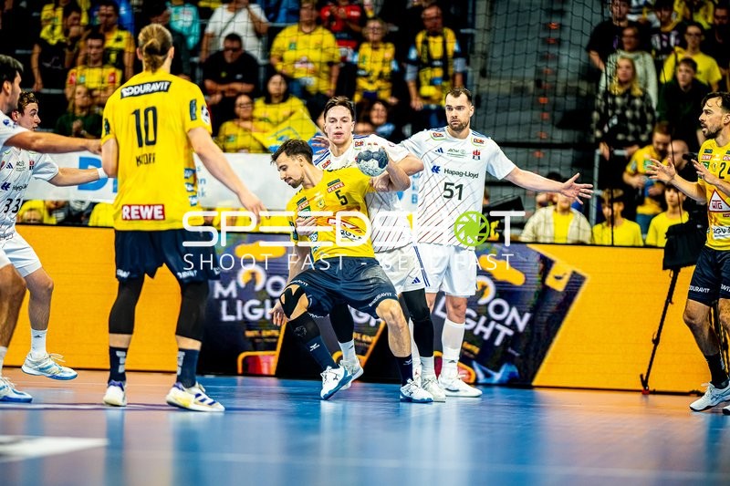 Handball I Herren I Saison 2024-2025 I Daikin Handballbundesliga I 5. Spieltag I Rhein-Neckar Löwen - Handball Sportverein Hamburg I 07.10.2024