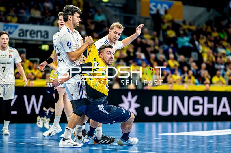 Handball I Herren I Saison 2024-2025 I Daikin Handballbundesliga I 5. Spieltag I Rhein-Neckar Löwen - Handball Sportverein Hamburg I 07.10.2024