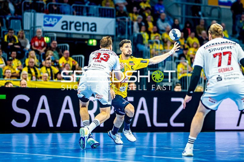 Handball I Herren I Saison 2024-2025 I Daikin Handballbundesliga I 7. Spieltag I Rhein-Neckar Löwen - HC Erlangen I 17.10.2024