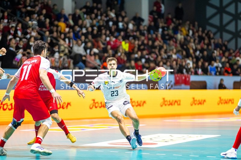 Handball I Herren I EHF Qualifiers EURO 2026 I 3. Spieltag I Türkei - Deutschland I 10.11.2024