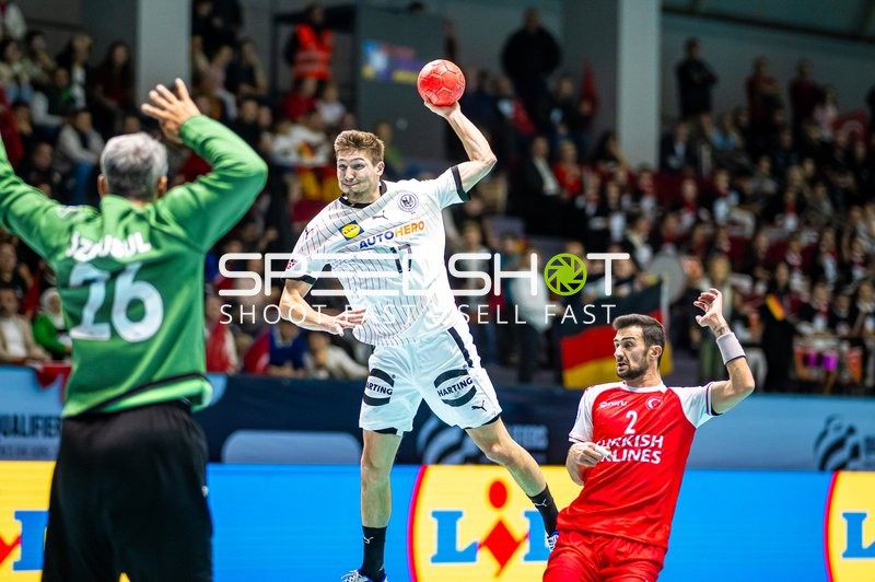 Handball I Herren I EHF Qualifiers EURO 2026 I 3. Spieltag I Türkei - Deutschland I 10.11.2024