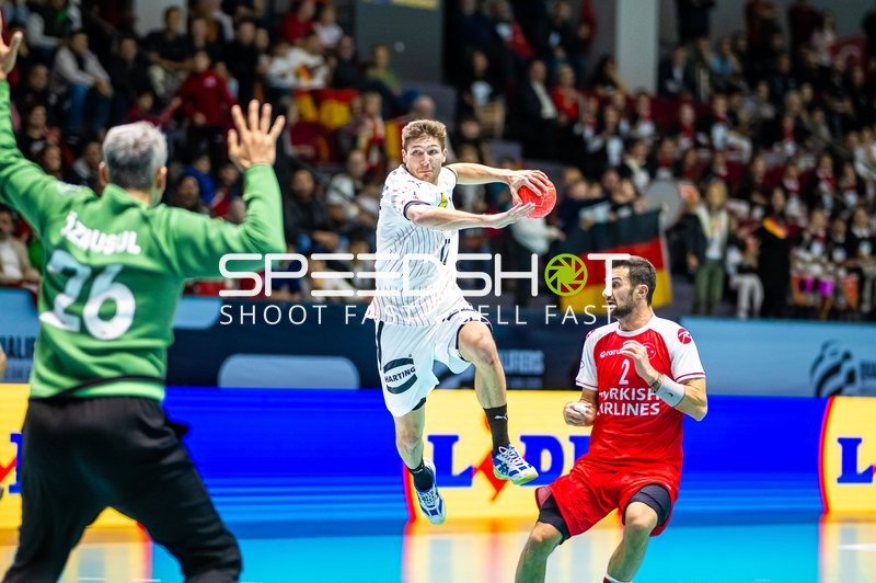 Handball I Herren I EHF Qualifiers EURO 2026 I 3. Spieltag I Türkei - Deutschland I 10.11.2024