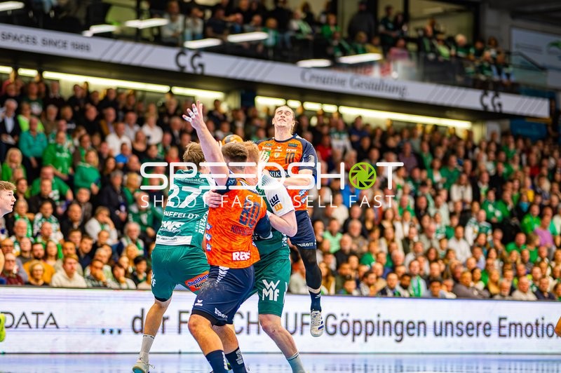 Handball I Herren I Saison 2024-2025 I Daikin Handballbundesliga I 11. Spieltag I Frisch AUF! Göppingen - Rhein-Neckar Löwen I 23.11.2024