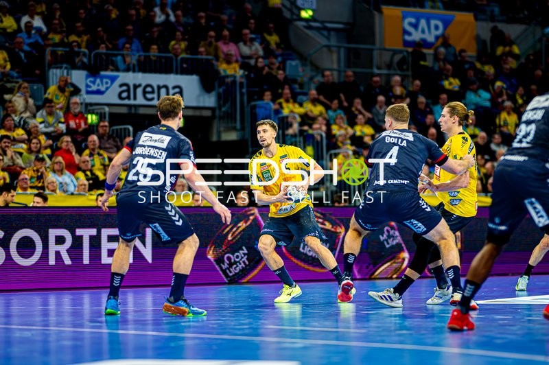 Handball I Herren I Saison 2024-2025 I Daikin Handballbundesliga I 14. Spieltag I Rhein-Neckar Löwen - SG Flensburg-Handewitt I 12.12.2024