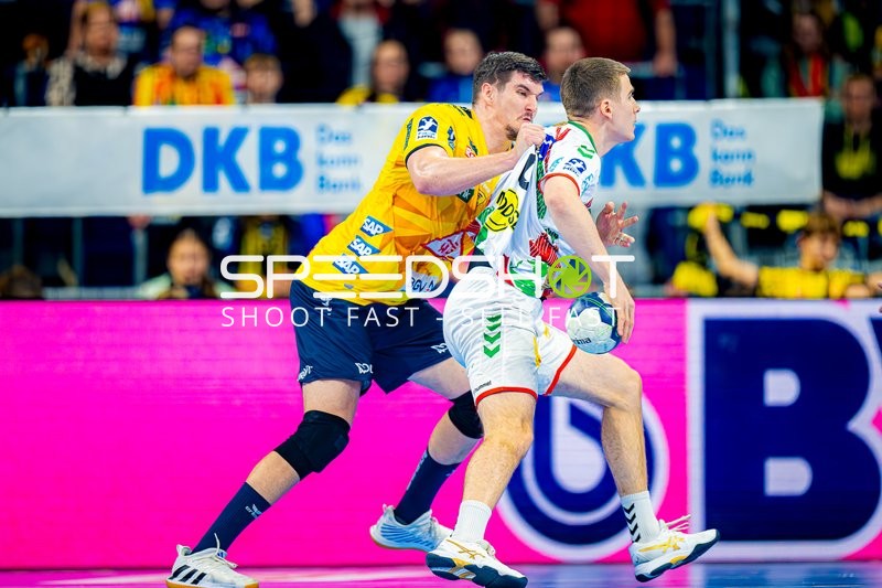 Handball I Herren I Saison 2024-2025 I Daikin Handballbundesliga I 15. Spieltag I Rhein-Neckar Löwen - SC Magdeburg I 15.12.2024