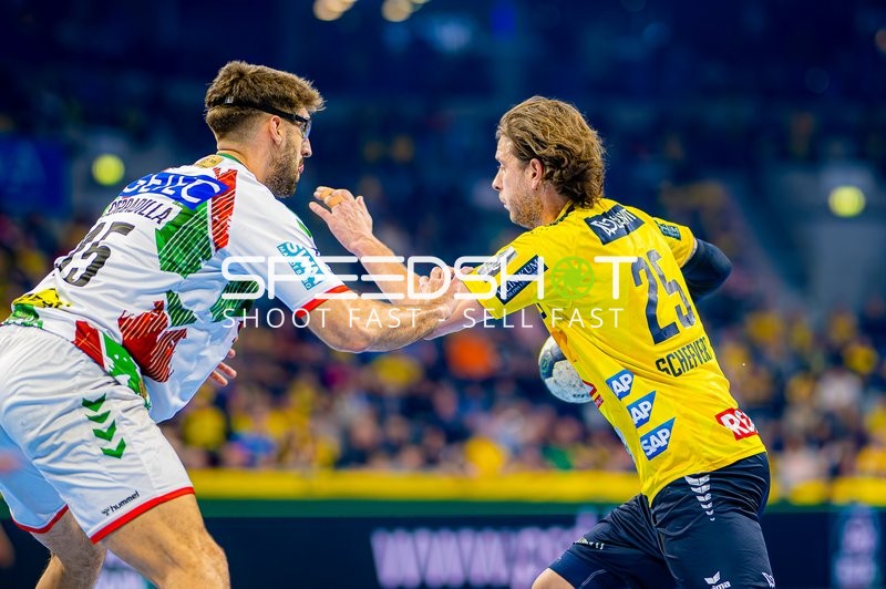 Handball I Herren I Saison 2024-2025 I Daikin Handballbundesliga I 15. Spieltag I Rhein-Neckar Löwen - SC Magdeburg I 15.12.2024