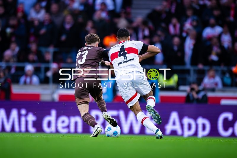 Fußball I Herren I Saison 2024-2025 I 1. Bundesliga I 15. Spieltag I VfB Stuttgart - FC St. Pauli I 21.12.2024