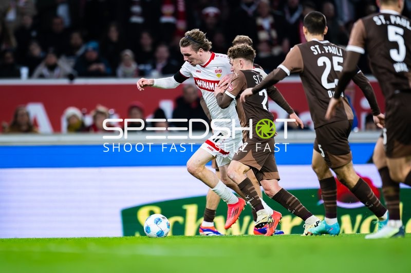 Fußball I Herren I Saison 2024-2025 I 1. Bundesliga I 15. Spieltag I VfB Stuttgart - FC St. Pauli I 21.12.2024